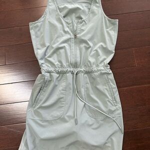 Athleta athletic green dress with shorts